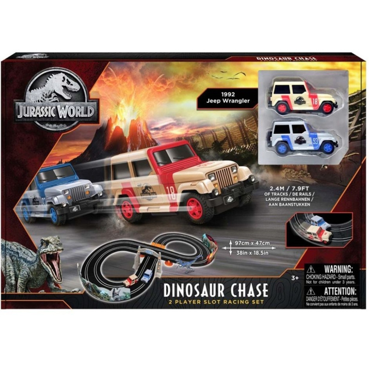 Jurassic World Dinosaur Chase Race Track i gruppen LEKSAKER, BARN- & BABYPRODUKTER / Leksaker / Bilbanor hos TP E-commerce Nordic AB (C13236)