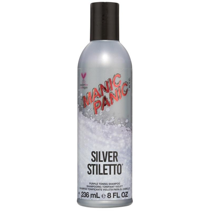 Manic Panic Silver Stiletto Shampoo 236ml i gruppen SKÖNHET & HÄLSA / Hår & Styling / Hårvårdsprodukter / Hårfärg / Silverschampo hos TP E-commerce Nordic AB (C13296)