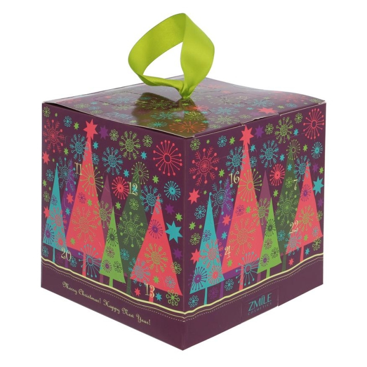 Zmile Cosmetics Advent Calendar Cube Christmas Trees i gruppen SKÖNHET & HÄLSA / Makeup / Verktyg & Sminkset / Sminkset hos TP E-commerce Nordic AB (C13342)