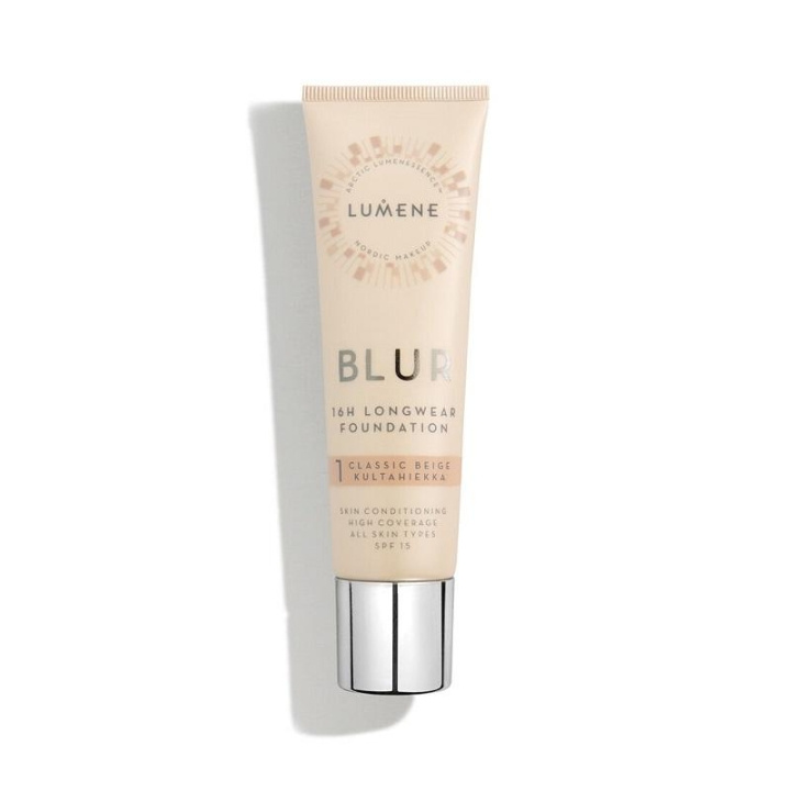 Lumene Blur 16h Longwear Foundation Spf15 Classic Beige 30ml i gruppen SKÖNHET & HÄLSA / Makeup / Basmakeup / Foundation hos TP E-commerce Nordic AB (C13487)