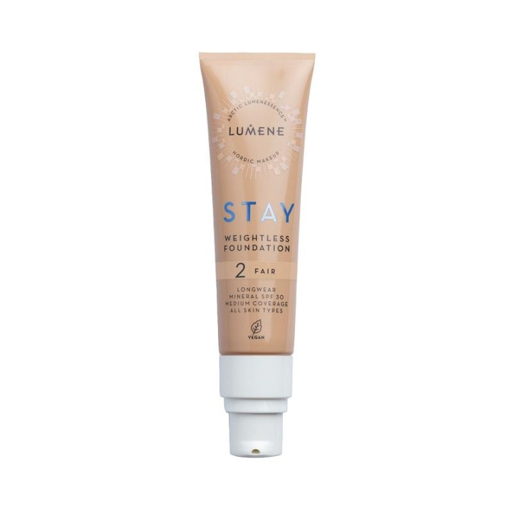 Lumene Stay Weightless Foundation Spf30 Fair 30ml i gruppen SKÖNHET & HÄLSA / Makeup / Basmakeup / Foundation hos TP E-commerce Nordic AB (C13498)