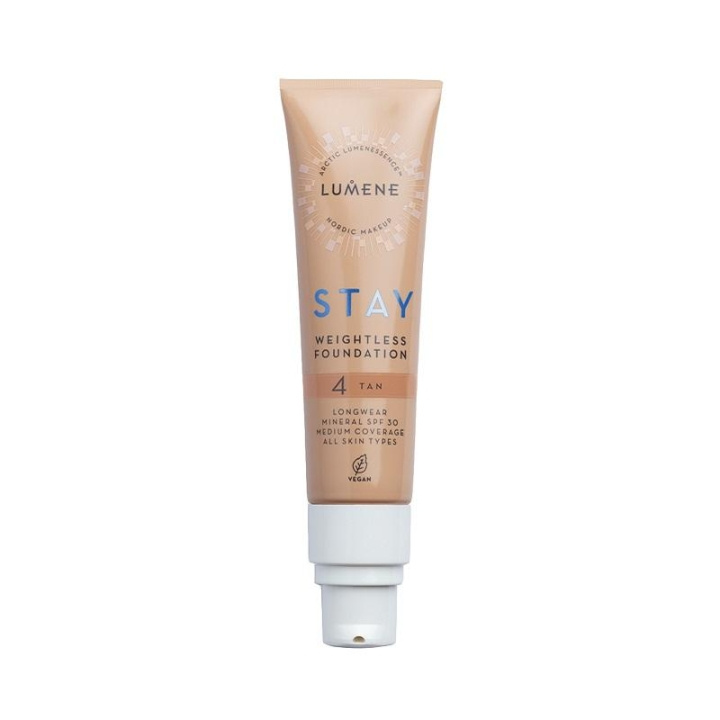 Lumene Stay Weightless Foundation Spf30 Tan 30ml i gruppen SKÖNHET & HÄLSA / Makeup / Basmakeup / Foundation hos TP E-commerce Nordic AB (C13516)