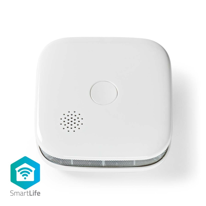 Nedis SmartLife Rökdetektor | Wi-Fi | Batteridriven | Givarlivscykel: 10 år | EN 14604 | Max. batteritid: 24 Månader | 85 dB | Vit | 1 st i gruppen HEM, HUSHÅLL & TRÄDGÅRD / Larm & Säkerhet / Brand, rök, gas / Brandvarnare hos TP E-commerce Nordic AB (C13572)