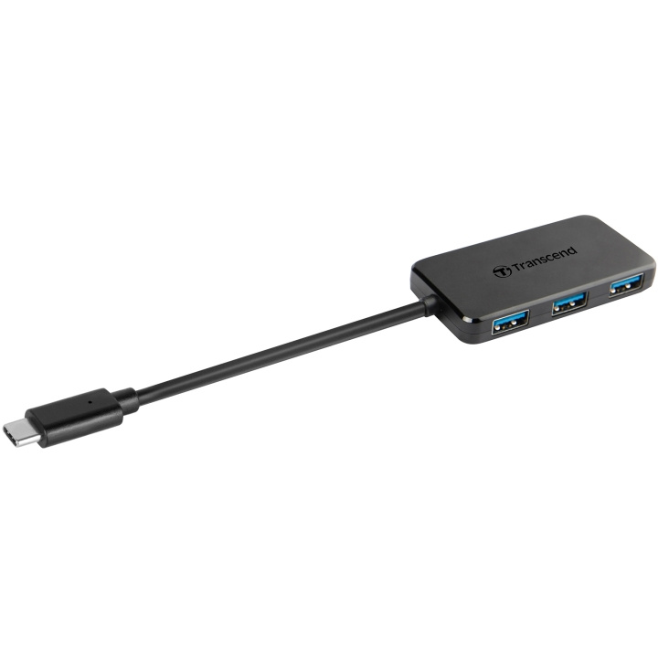 Transcend USB-C-hub 4 USB-portar i gruppen DATORER & KRINGUTRUSTNING / Datortillbehör / USB-hubbar hos TP E-commerce Nordic AB (C13596)