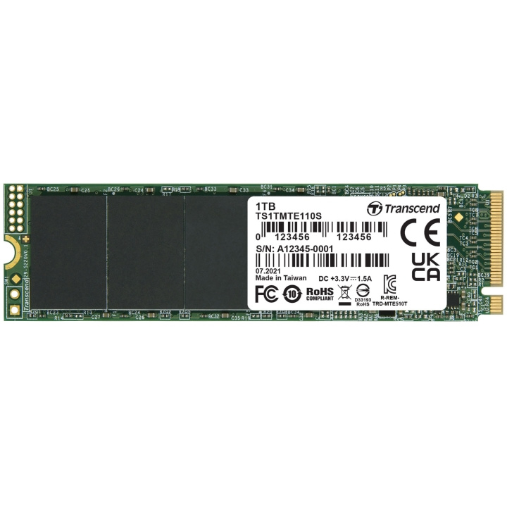 Transcend PCIe M.2 SSD Gen3 x4 NVMe 1TB (R1700/W1400) i gruppen DATORER & KRINGUTRUSTNING / Datorkomponenter / Hårddiskar / SSD hos TP E-commerce Nordic AB (C13599)