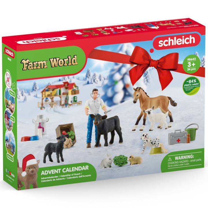 Schleich Adventskalender Farm World 2022 i gruppen LEKSAKER, BARN- & BABYPRODUKTER / Leksaker / Adventskalendrar hos TP E-commerce Nordic AB (C13682)