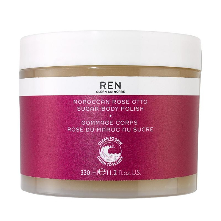 REN Moroccan Rose Otto Sugar Body Polish 330ml i gruppen SKÖNHET & HÄLSA / Hudvård / Ansiktsvård / Skrubb / Peeling hos TP E-commerce Nordic AB (C13767)