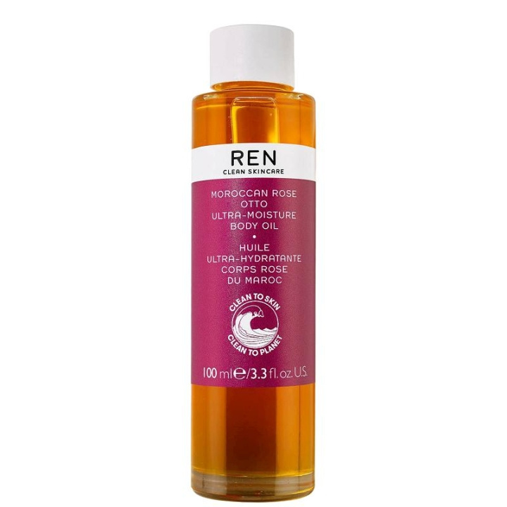 REN Clean Skincare REN Moroccan Rose Otto Ultra-Moisture Body Oil 100ml i gruppen SKÖNHET & HÄLSA / Hudvård / Kroppsvård / Kroppsolja hos TP E-commerce Nordic AB (C13777)