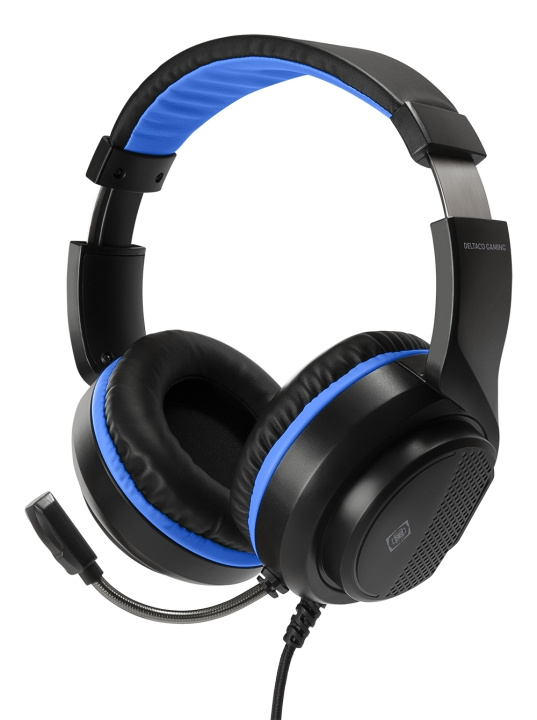 deltaco_gaming Headset for Sony Playstation 5, 2m cable, 40mm element, blac i gruppen DATORER & KRINGUTRUSTNING / Gaming / Headset hos TP E-commerce Nordic AB (C13815)