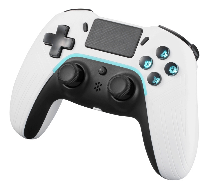 PS4/PC/Android/iOS-kontroller, vit i gruppen HEMELEKTRONIK / Spelkonsoler & Tillbehör / Sony PlayStation 4 / Tillbehör hos TP E-commerce Nordic AB (C13825)