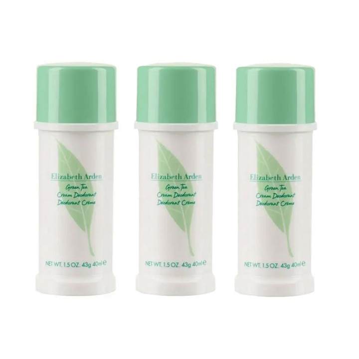 Elizabeth Arden 3-pack Elizabeth Arden Green Tea Cream Deodorant 40ml i gruppen SKÖNHET & HÄLSA / Doft & Parfym / Deodorant / Deo för henne hos TP E-commerce Nordic AB (C13884)