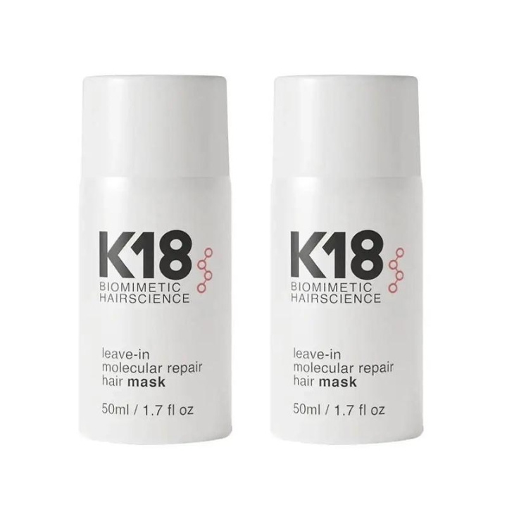 K18 2-pack K18 Leave-In Molecular Repair Hair Mask 50ml i gruppen SKÖNHET & HÄLSA / Hår & Styling / Hårvårdsprodukter / Hårinpackning hos TP E-commerce Nordic AB (C13887)