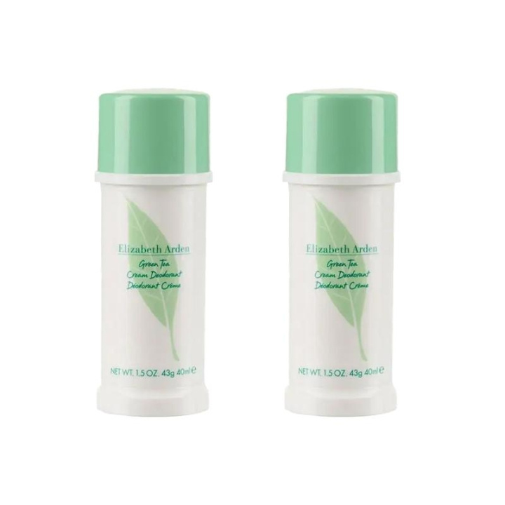 Elizabeth Arden 2-pack Elizabeth Arden Green Tea Cream Deodorant 40ml i gruppen SKÖNHET & HÄLSA / Doft & Parfym / Deodorant / Deo för henne hos TP E-commerce Nordic AB (C13893)