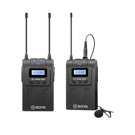 BOYA WM8 PROK1 UHF SingleChannel Wireless mic 48 channels 6 hours i gruppen HEMELEKTRONIK / Ljud & Bild / Handhållna mikrofoner hos TP E-commerce Nordic AB (C13929)