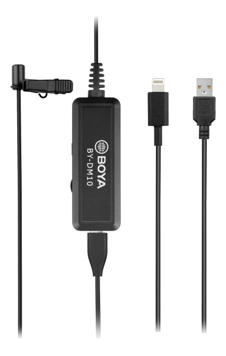 BOYA Lavalier microphone for iOS and PC i gruppen HEMELEKTRONIK / Ljud & Bild / Handhållna mikrofoner hos TP E-commerce Nordic AB (C13939)