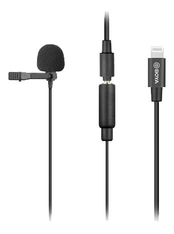 BOYA Lavalier Microphone for iOS device i gruppen HEMELEKTRONIK / Ljud & Bild / Handhållna mikrofoner hos TP E-commerce Nordic AB (C13941)