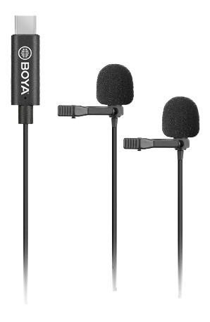 BOYA Dual-microphone for Andorid device i gruppen HEMELEKTRONIK / Ljud & Bild / Handhållna mikrofoner hos TP E-commerce Nordic AB (C13944)