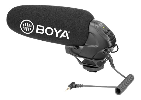 BOYA Super-cardioid Shotgun Microphone i gruppen HEMELEKTRONIK / Ljud & Bild / Handhållna mikrofoner hos TP E-commerce Nordic AB (C13946)