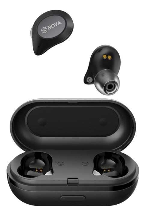 BOYA Ture Wireless Stereo In-Ear earphone black i gruppen HEMELEKTRONIK / Ljud & Bild / Hörlurar & Tillbehör / Hörlurar hos TP E-commerce Nordic AB (C13958)