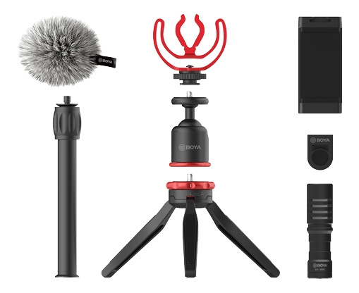 BOYA Vlogging Kit i gruppen HEMELEKTRONIK / Ljud & Bild / Handhållna mikrofoner hos TP E-commerce Nordic AB (C13963)