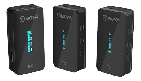 BOYA Ultracompact 2.4GHz Dual-channel Wireless Microphone 1+2 i gruppen HEMELEKTRONIK / Ljud & Bild / Handhållna mikrofoner hos TP E-commerce Nordic AB (C13984)