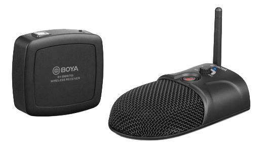 BOYA 2.4GHz Wireless Conference Microphone i gruppen HEMELEKTRONIK / Ljud & Bild / Handhållna mikrofoner hos TP E-commerce Nordic AB (C13991)