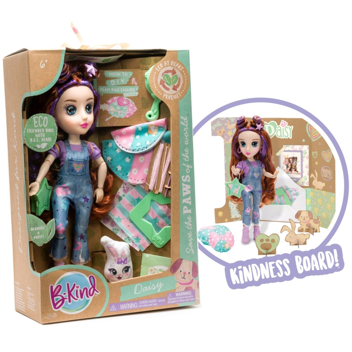 Jada Toys BeKind Daisy Modedocka med DIY-lek i gruppen LEKSAKER, BARN- & BABYPRODUKTER / Leksaker / Dockor & Tillbehör hos TP E-commerce Nordic AB (C14116)