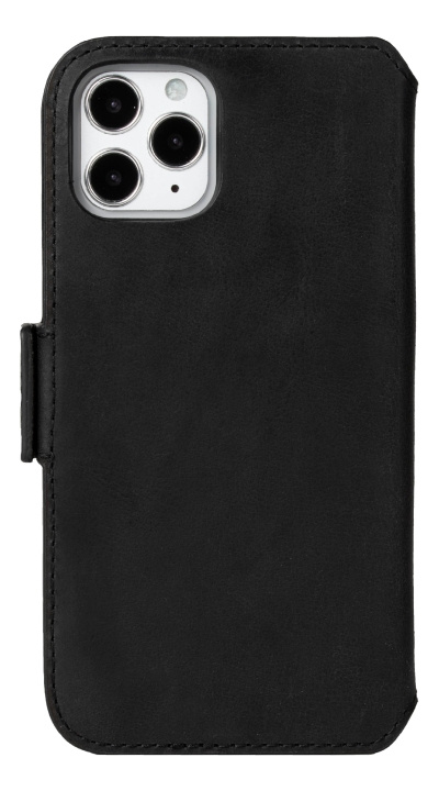 iPhone 12 Pro Max PhoneWallet Leather, Black i gruppen SMARTPHONE & SURFPLATTOR / Mobilskydd / Apple / iPhone 12 Pro Max / Fodral hos TP E-commerce Nordic AB (C14209)