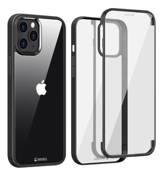 iPhone 12 Mini 360 Protective Cover, Black i gruppen SMARTPHONE & SURFPLATTOR / Mobilskydd / Apple / iPhone 12 Mini / Skärmskydd hos TP E-commerce Nordic AB (C14210)