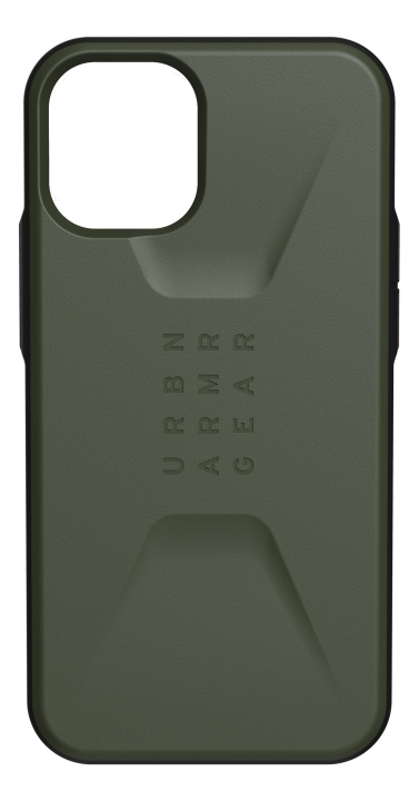 UAG iPhone 12 Mini Civilian Cover Olive i gruppen SMARTPHONE & SURFPLATTOR / Mobilskydd / Apple / iPhone 12 Mini / Skal hos TP E-commerce Nordic AB (C14337)