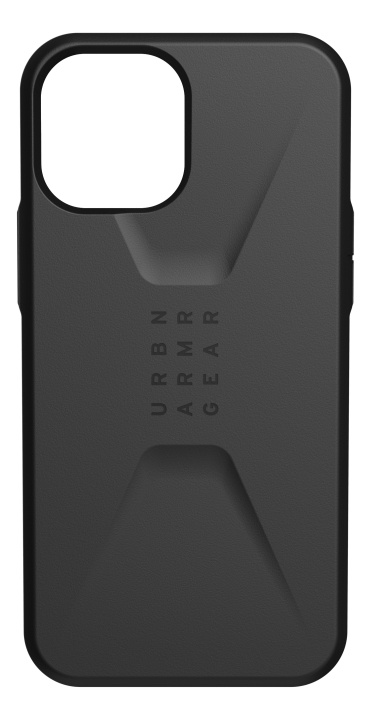 UAG iPhone 12 Pro Max Civilian Cover Black i gruppen SMARTPHONE & SURFPLATTOR / Mobilskydd / Apple / iPhone 12 Pro Max hos TP E-commerce Nordic AB (C14341)