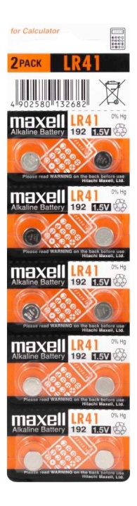 Maxell LR41 10-pack i gruppen HEMELEKTRONIK / Batterier & Laddare / Batterier / Knappcell hos TP E-commerce Nordic AB (C14528)
