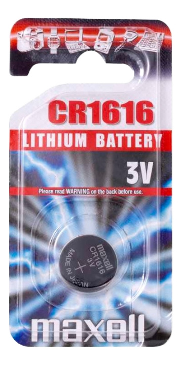 Maxell Lithium CR1616 1p i gruppen HEMELEKTRONIK / Batterier & Laddare / Batterier / Knappcell hos TP E-commerce Nordic AB (C14530)