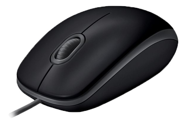 LOGITECH B110 Silent Mouse right&left hand optical 3buttons wired USB i gruppen DATORER & KRINGUTRUSTNING / Möss & Tangentbord / Möss / Trådbundna hos TP E-commerce Nordic AB (C14589)