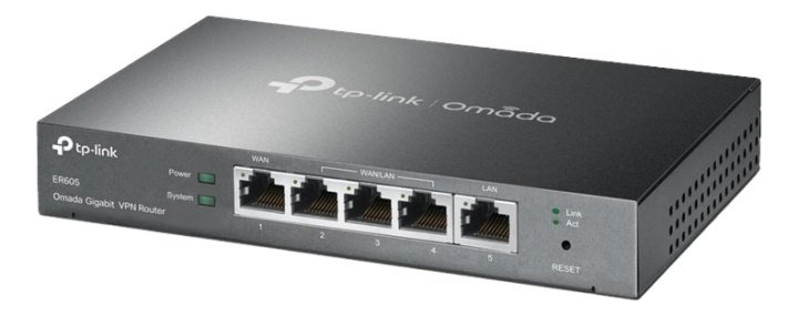 tplink Omada ER605 V1 - Router - GigE i gruppen DATORER & KRINGUTRUSTNING / Nätverk / Routrar hos TP E-commerce Nordic AB (C14601)