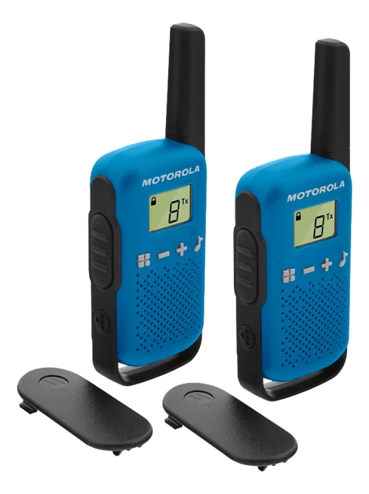 motorolasolutions TLKR T42 Talkabout blue i gruppen SPORT, FRITID & HOBBY / Friluftsliv / Walkie talkie hos TP E-commerce Nordic AB (C14631)