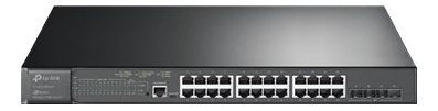 tplink JetStream - V1 - switch - Managed - 24 x 10/100/1000 (PoE+) i gruppen DATORER & KRINGUTRUSTNING / Nätverk / Switchar hos TP E-commerce Nordic AB (C14708)