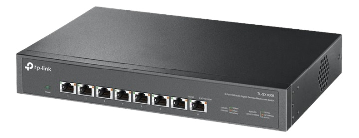 tplink 8-Port 10G Multi-Gigabit Switch i gruppen DATORER & KRINGUTRUSTNING / Nätverk / Switchar / 10/100/1000Mbps hos TP E-commerce Nordic AB (C14711)