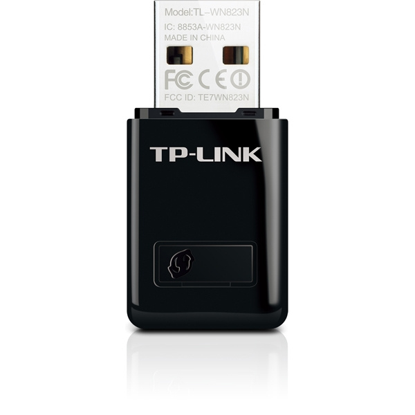 tplink Wireless network card, USB, 300Mbps, 802.11b/g/n, black i gruppen DATORER & KRINGUTRUSTNING / Nätverk / Nätverkskort / USB Trådlösa hos TP E-commerce Nordic AB (C14717)