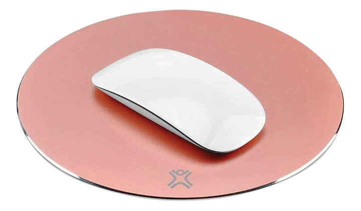 XtremeMac Round aluminum mouse pads - Rose Gold i gruppen DATORER & KRINGUTRUSTNING / Möss & Tangentbord / Musmattor hos TP E-commerce Nordic AB (C14735)