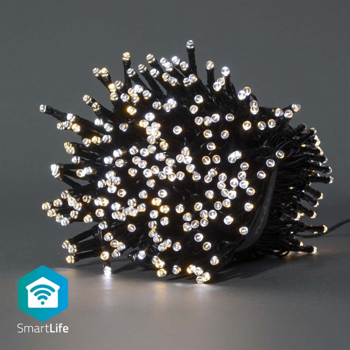 Nedis SmartLife Julbelysning | Sträng | Wi-Fi | Varm till cool vit | 400 LED\'s | 20.0 m | Android™ / IOS i gruppen HEM, HUSHÅLL & TRÄDGÅRD / Smarta hem / Smart belysning hos TP E-commerce Nordic AB (C14825)