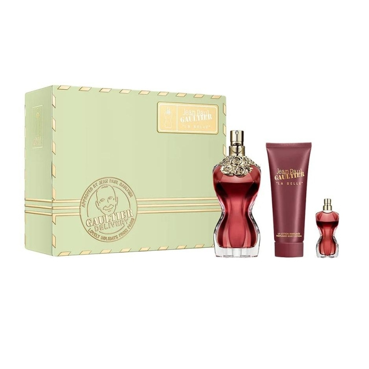 Jean Paul Gaultier Giftset Jean Paul Gaultier La Belle Edp 50ml + Body Lotion 75ml + Edp 6ml i gruppen SKÖNHET & HÄLSA / Presentkit / Presentkit För Henne hos TP E-commerce Nordic AB (C14875)