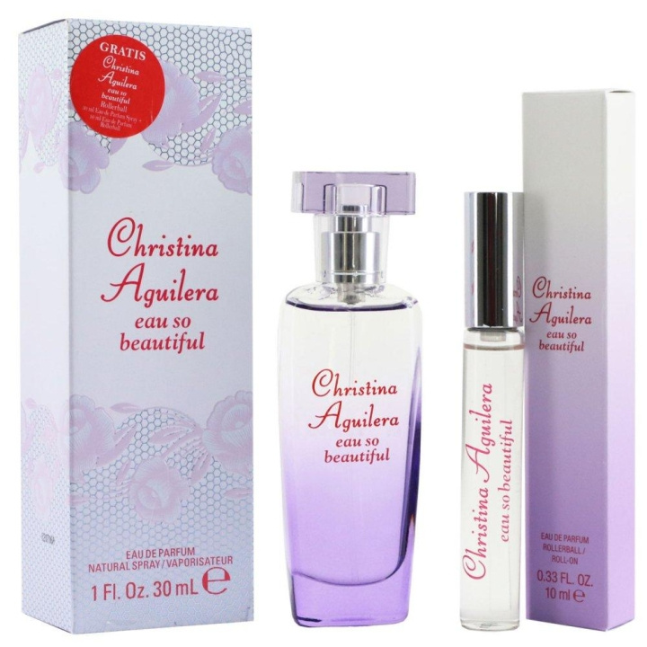 Christina Aguilera Eau So Beautiful Edp 30ml + Rollerball 10ml i gruppen SKÖNHET & HÄLSA / Doft & Parfym / Parfym / Parfym för henne hos TP E-commerce Nordic AB (C14876)