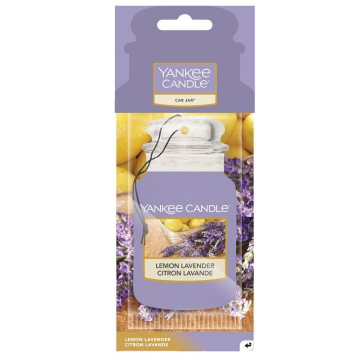 Yankee Candle Car Jar Air Freshener Lemon Lavender i gruppen SKÖNHET & HÄLSA / Doft & Parfym / Övrig doft / Doftljus hos TP E-commerce Nordic AB (C14984)