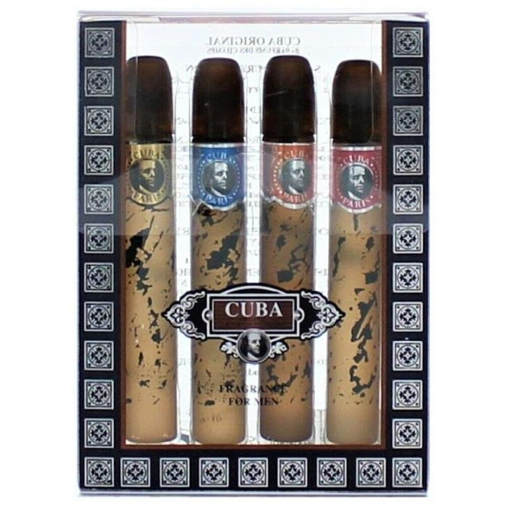 Cuba Paris Giftset Cuba Paris Cuba Miniatures 4 x 5 ml i gruppen SKÖNHET & HÄLSA / Doft & Parfym / Parfym / Parfym för honom hos TP E-commerce Nordic AB (C15041)