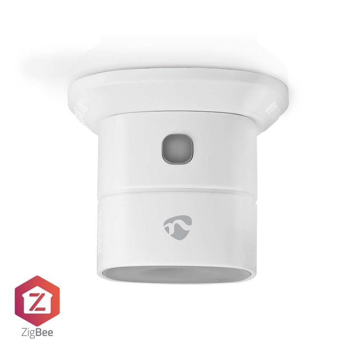 Nedis SmartLife CO Detector | Zigbee 3.0 | Batteridriven | Givarlivscykel: 10 år | EN 50291 | Android™ / IOS | Med testknapp | 85 dB | Vit i gruppen HEM, HUSHÅLL & TRÄDGÅRD / Larm & Säkerhet / Brand, rök, gas / Brandvarnare hos TP E-commerce Nordic AB (C15074)