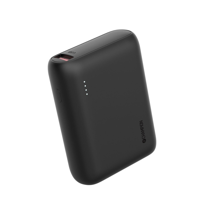 Champion PowerBank 10.000 mAh 22.5W PD Svart i gruppen SMARTPHONE & SURFPLATTOR / Laddare & Kablar / Powerbanks hos TP E-commerce Nordic AB (C15092)