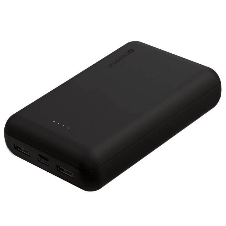 Champion PowerBank 10000 mAh i gruppen SMARTPHONE & SURFPLATTOR / Laddare & Kablar / Powerbanks hos TP E-commerce Nordic AB (C15095)