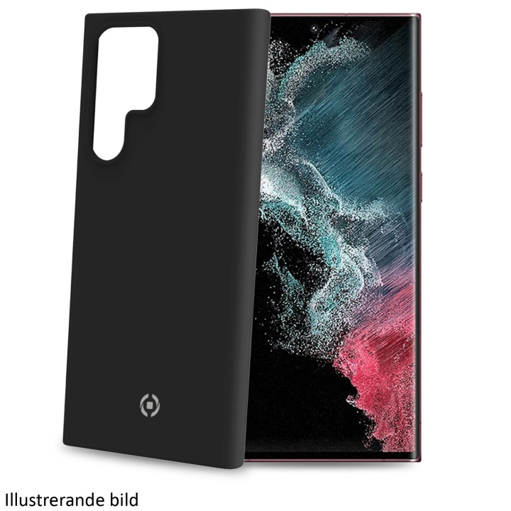 Celly Cromo Soft rubber case Galaxy S23 Ultra 5G Sv i gruppen SMARTPHONE & SURFPLATTOR / Mobilskydd / Samsung hos TP E-commerce Nordic AB (C15126)