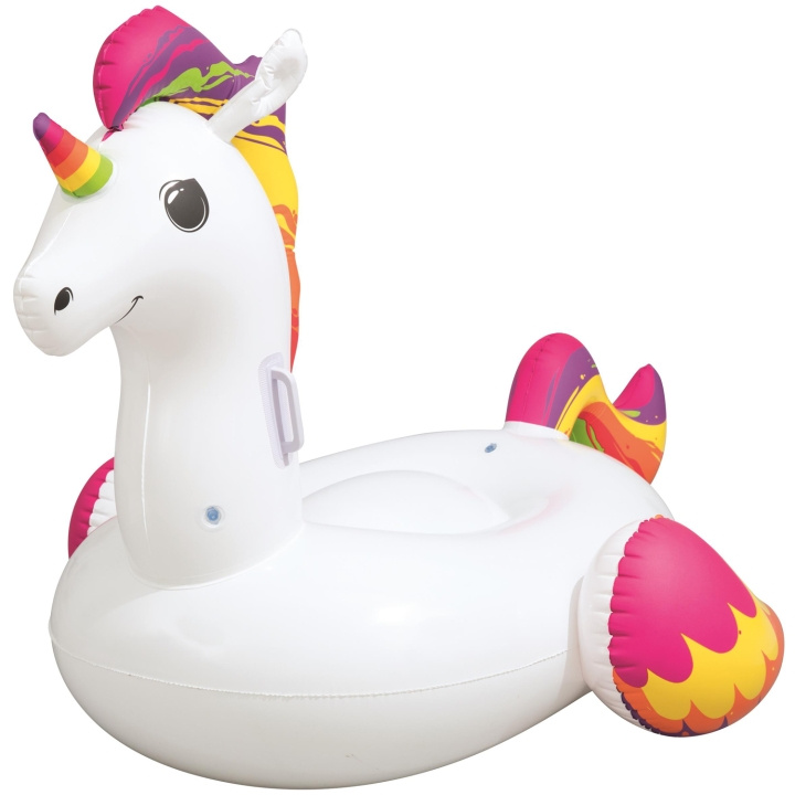 Bestway Badmadrass 1.55m x 1.19m, Fantasy Unicorn i gruppen LEKSAKER, BARN- & BABYPRODUKTER / Uteleksaker / Badleksaker & Vattenleksaker hos TP E-commerce Nordic AB (C15173)